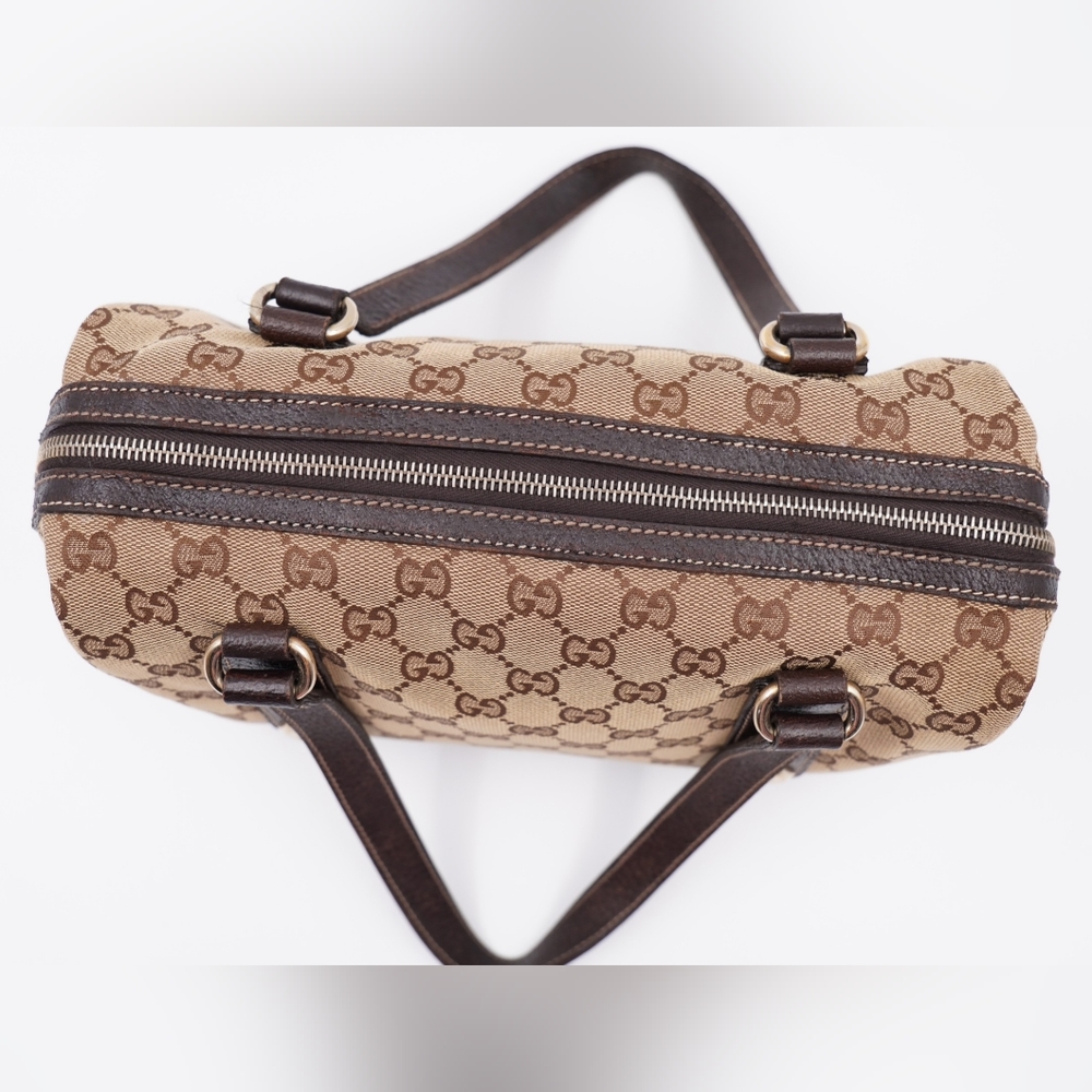 ❌️❌️SOLD❌️❌️M15❤️Gucci GG Canvas Mini Boston - Picture 6 of 15